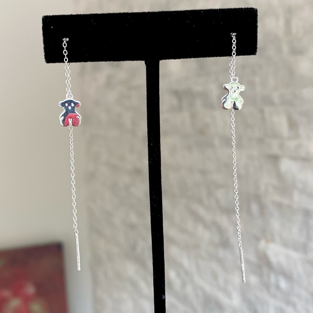 Tous long chain earrings